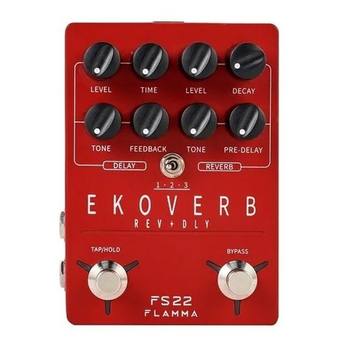 Pedal De Efecto Delay Reverb Freeze Flamma Fs22 Ekoverb