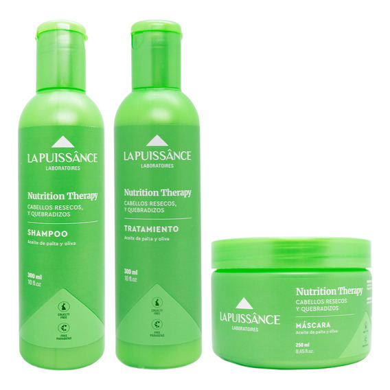 La Puissance Nutrition Therapy Shampoo + Enjuague + Mascara 