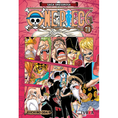 ONE PIECE 71, de Eiichiro Oda. Serie One Piece Editorial Ivrea, tapa blanda en español, 2023