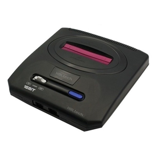 Consola HBL Tech Sega 16 Bit Console Standard  color negro