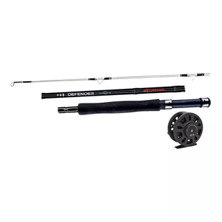 Combo Fly Cast Pesca Con Mosca Caster  Defender #5/6