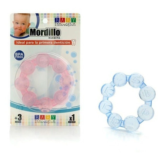 Mordillo Ruedita Para Bebé - Baby Innovation By Creciendo Color Rosa