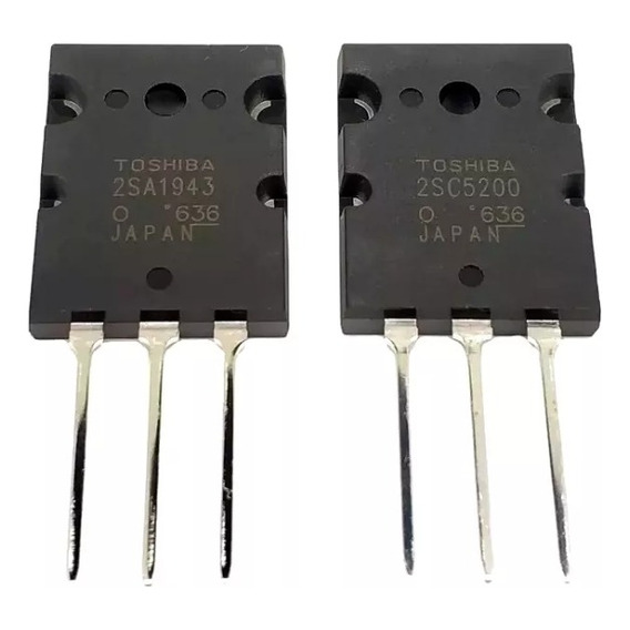 2sc5200 Y 2sa1943 Par Transistores Originales +aislantes Pel