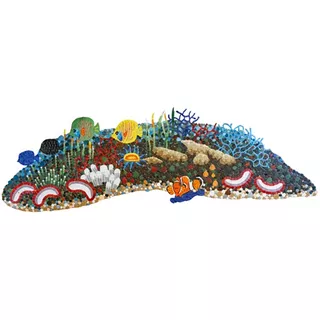 Figura Arrecife De Coral En Mosaico Para Alberca De 2.50 Mts