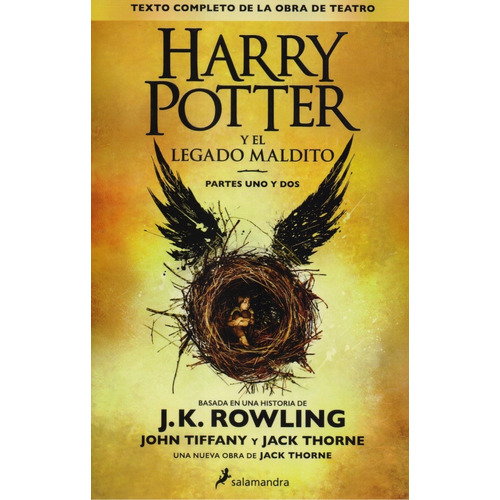 Harry Potter Y El Legado Maldito Partes Uno Y Dos Libro