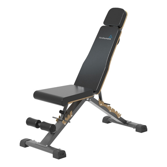 Banco Gimnasio Multiangular Asiento Respaldo Regulable Pesas