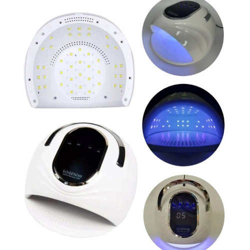 Cabina de uñas de gel Sogeni LED/UV 168 W con panel táctil digital