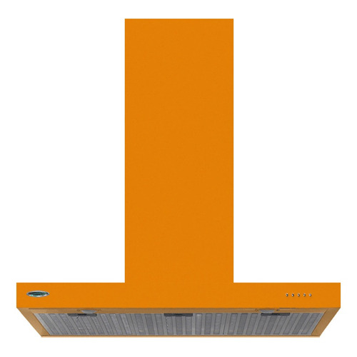 Extractor purificador de cocina Maraldi Slim ac. inox. de pared 500mm x 60mm x 500mm naranja 220V