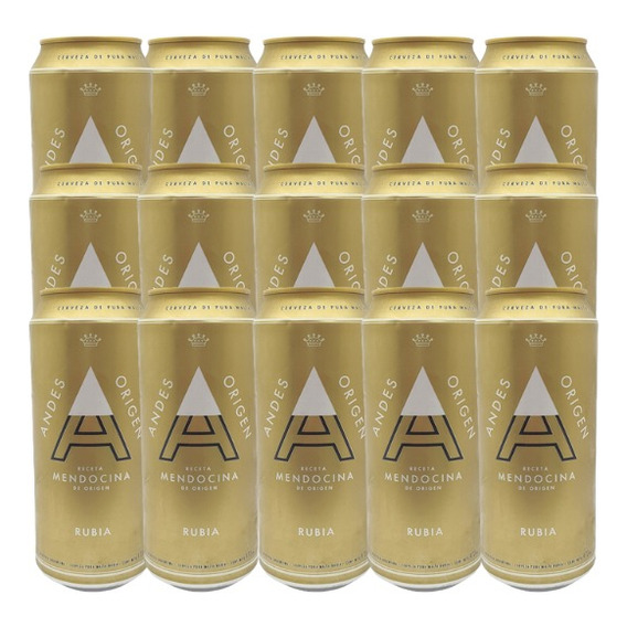 Cerveza Andes Origen Rubia 473 Ml Pack Latas X 48 Unidades 