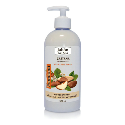 Jabón Líquido Familand Castaña Dosificador 500 Ml