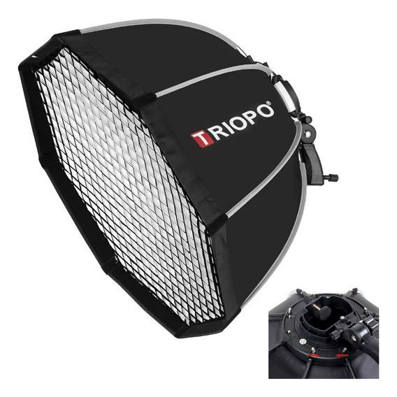 Triopo Ks2-65 Caja De Luz 65cm Softbox Difusor Grid Octabox