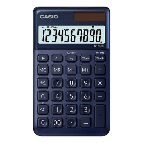 Calculadora Casio - Mi Estilo Ns-10sc-ny Color Azul Oscuro