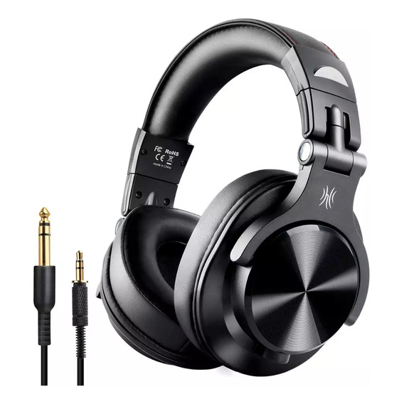 Audifonos - Oneodio Fusion A70 Black Wired Headphone
