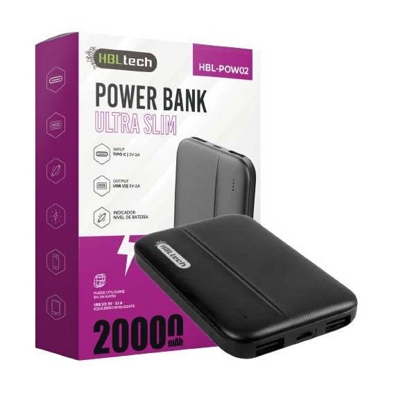 Power Bank 20.000mah Hbl-pow02