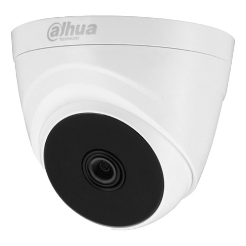 Dahua Cámara CCTV Domo T1a21-28 Lente de 2.8mm 103 Grados De Apertura Ir Inteligente De 20mts Uso Interior Formatos Múltiples De Video Serie Cooper Blanca