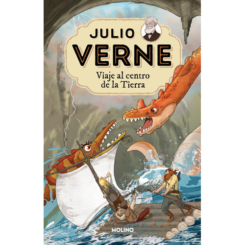 Julio Verne 3 - Viaje al centro de la Tierra, de Verne, Jules. Molino Editorial Molino, tapa blanda en español, 2021