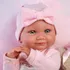Muñeca Llorens Lloron Nico Recién Nacido Cama Gris Mama Papa