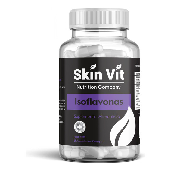 Isoflavonas De Soya Skin Vit 60 Cápsulas, Súper Premium