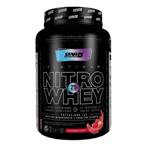 Nitro Whey Star Nutrition.1 Kilo  Blegrano Sabor Frutas