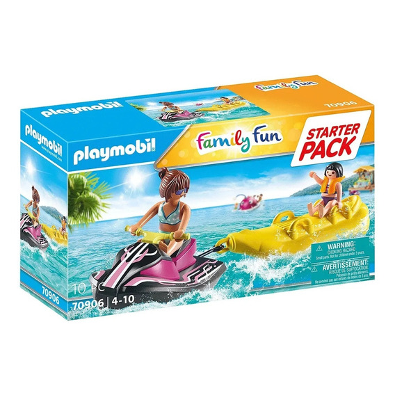 Figuras Playmobil Family Fun Moto De Agua Con Bote +4 Febo