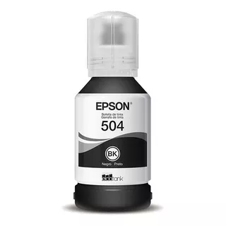 Botella Tinta 504 Negra Original Epson  L4150 L4160  L6161  