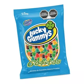 Gomitas Gotitas 1kg Lucky Gummys Dulces 