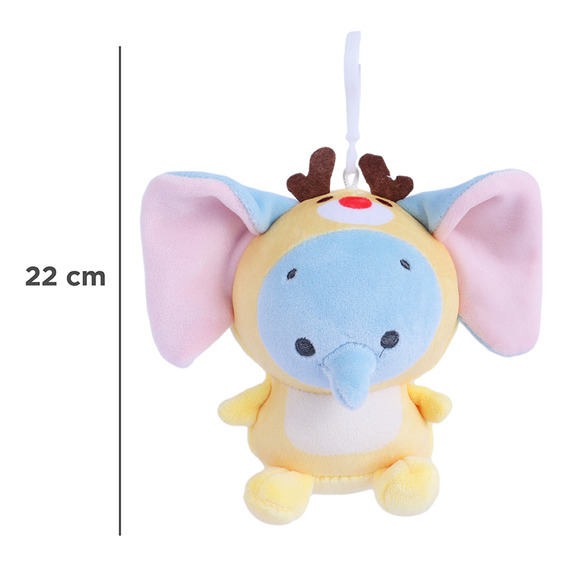 Miniso Llavero Disney Dumbo Disfrazado De Reno Felpa 18 Cm