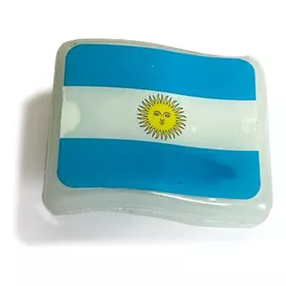 Prendedor Pin  Bandera Argentina De Plastico Con Luz X12