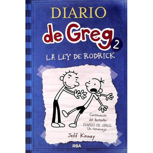 Libro: Diario De Greg 2. La Ley De Rodrick - Jeff Kinney