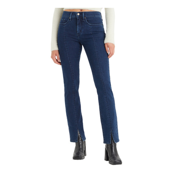 Jeans Mujer 314 Shp Seamed Straight Azul Levis A7402-0001