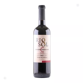 Vinho Nacional Rio Sol Cabernet S. Suave Docinho 750ml