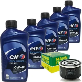 Filtro + Oleo De Motor 10w40 Elf  Megane Grand Tour 1.6 16v