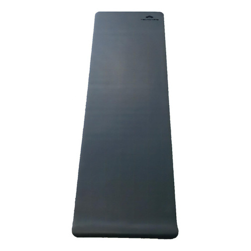 Colchoneta Mat Yoga Pilates Fina Ejercicio Equilibrio Caucho Color Gris