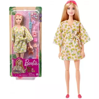 Barbie - Dia De Spa Y Bienestar - Accesorios Y Mascota