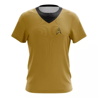 Camiseta Dry Fit Kirk 1966 Star Trek Nerd Nostalgica