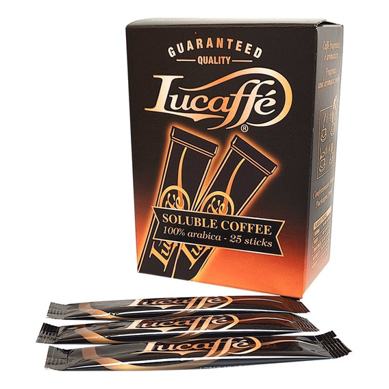 Café Lucaffe Instantáneo Soluble 100% Arabica - 25 Sobres