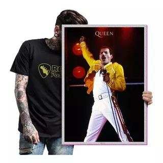 Quadro Placa Queen Banda De Rock Heavy Metal Tam A2 19