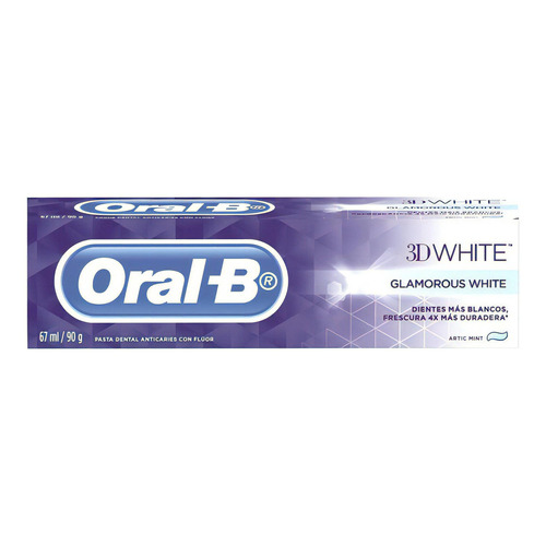 Oral B Pasta Dental 3d White Glamorous White 67 Ml