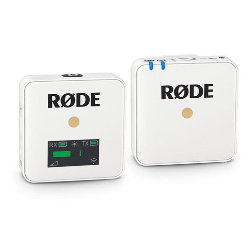 Micrófono Rode Wireless GO Condensador Omnidireccional color blanco