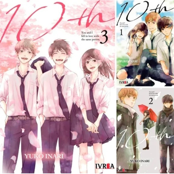 Manga, 10th/ Pack Vol.1/2/ 3 - Yuko Inari - Ivreav Fb 