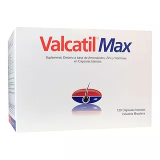 Valcatil Max P/ Caída Del Pelo X 120 Cáps. Blandas