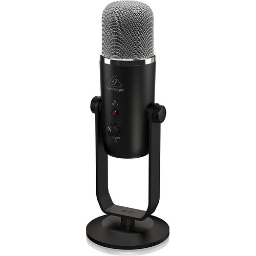 Microfono Behringer Bigfoot Usb Podcasters Home Studio Color Negro