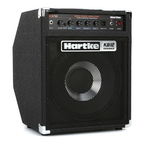 Amplificador Hartke Kickback Series KB12 para bajo de 500W color negro 220V - 240V