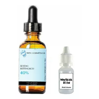 Acido Retinoico 20ml + Creme Salicílico 20ml (acne, Manchas)