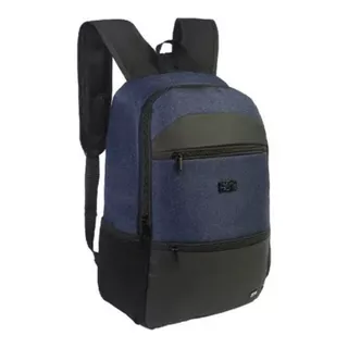 Mochila Porta Notebook Travel Tech Smart 51261 Azul Color Azul Oscuro Diseño De La Tela Liso