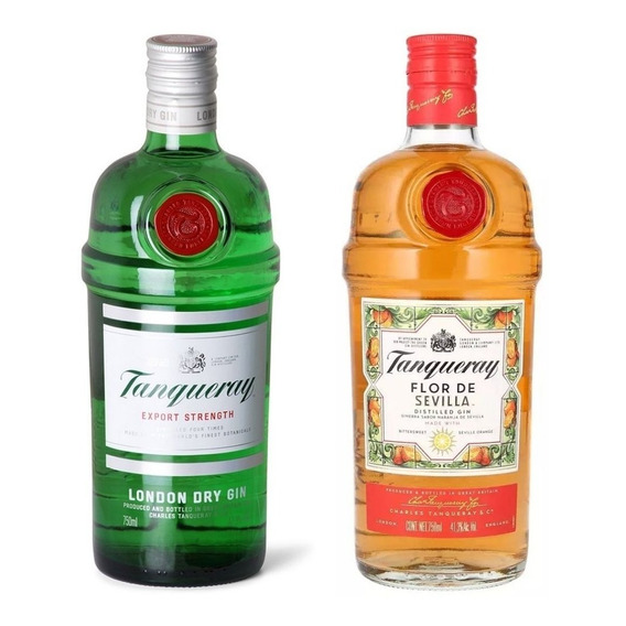 Gin Tanqueray 750ml + Flor De Sevilla 700ml Zetta Bebidas