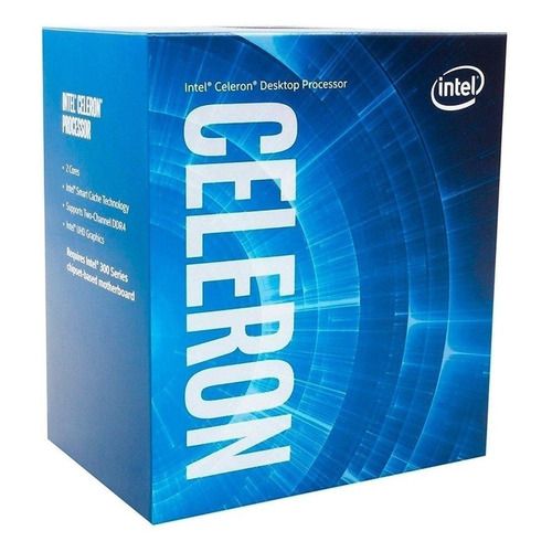 Procesador Intel Celeron G5900 BX80701G5900  de 2 núcleos y  3.4GHz de frecuencia con gráfica integrada