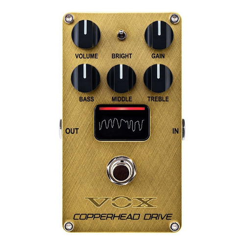 Pedal Vox Ve-cd Valvular Copperhead Distor British Cuo Color Dorado