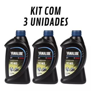 Óleo Yamalube Náutico Tc-w3 2t 1 Litro Kit C/3 Unidades