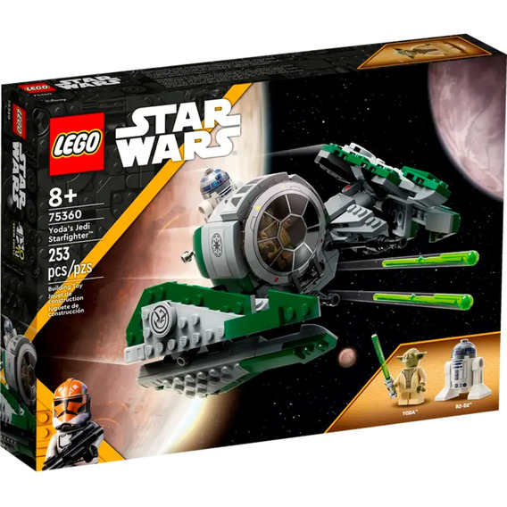 Caza Estelar Lego Jedi De Yoda 253 Pcs +8 75360